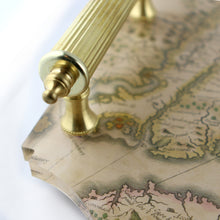 Load image into Gallery viewer, Acrylic Tray - Virginia Map with Brass Handles