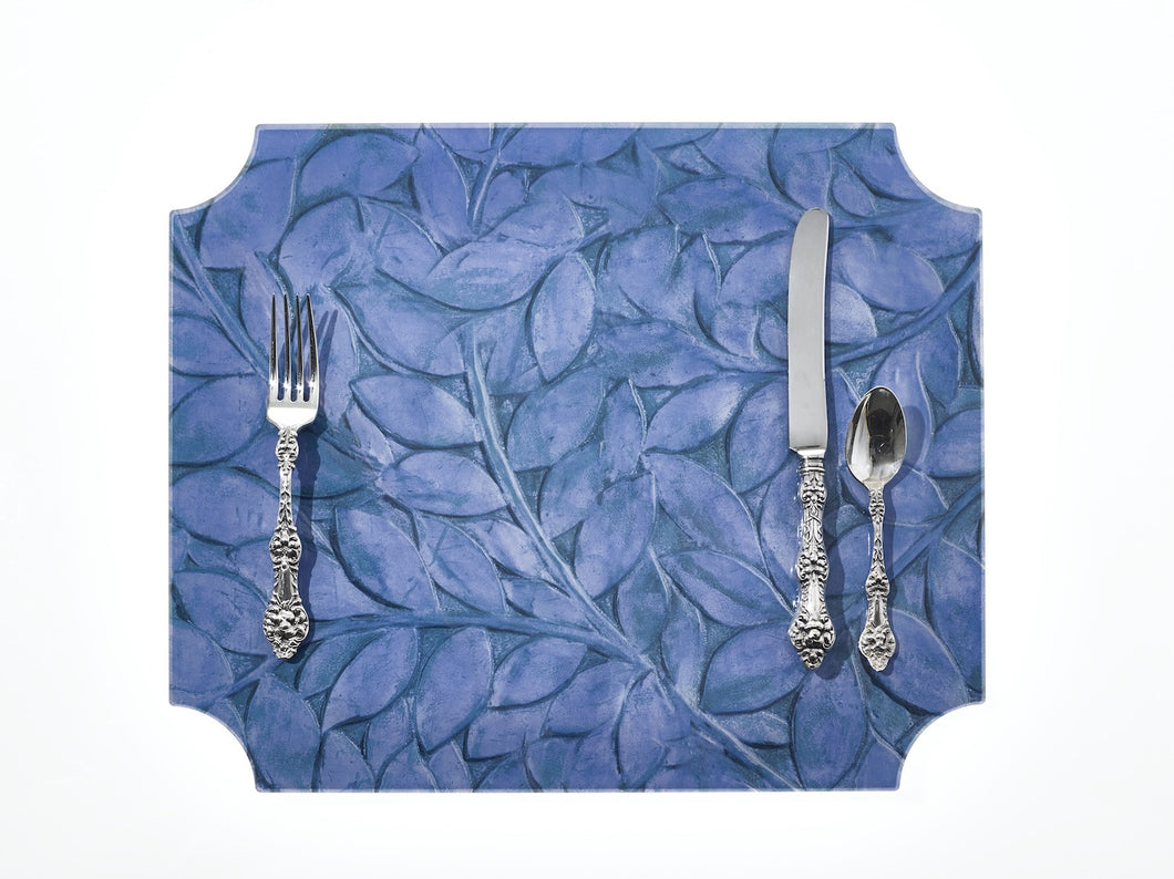 Placemat | Blue Leaf & Vine, set of 4